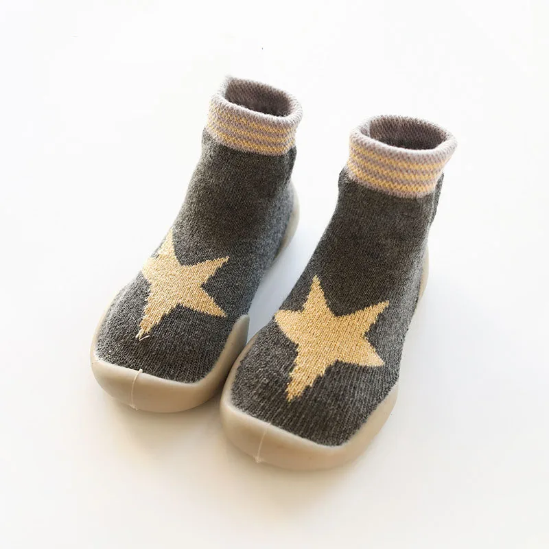 dkDaKanl Baby Toddler Fashion 2018 Boot Antunm Winter Keep Warm Casuanl Shoes Floor Non Slip Sock Infant SO514B |
