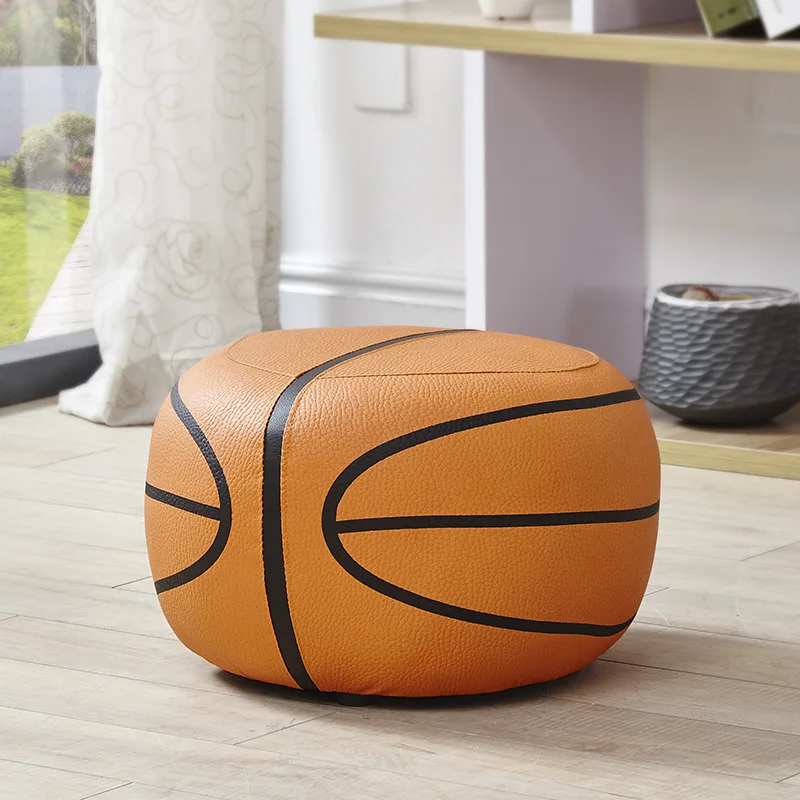 Мультяшный диван из цельного дерева детский стул для ног милый креативный