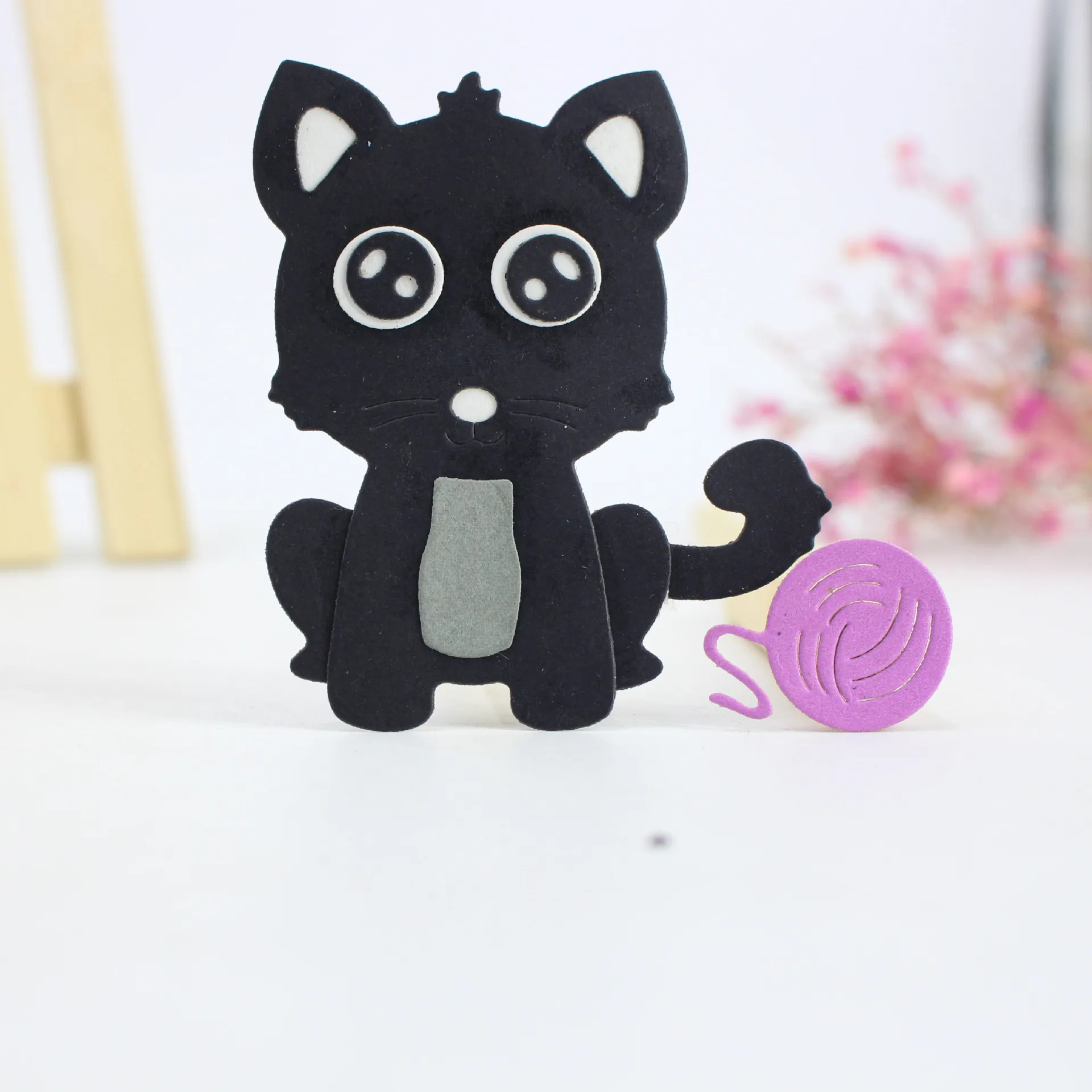 ZhuoAng новая форма для резки черного кота DIY буфер обмена/Альбом украшение тисненая