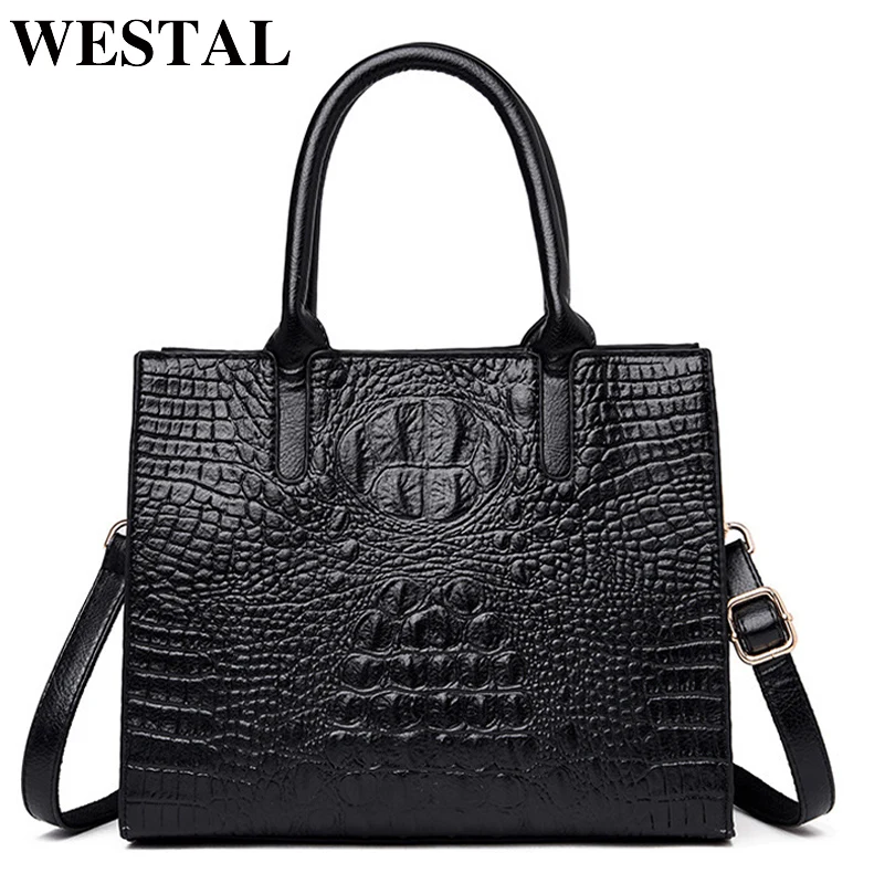 Сумка-мессенджер WESTAL из искусственной кожи высокого качества с рисунком