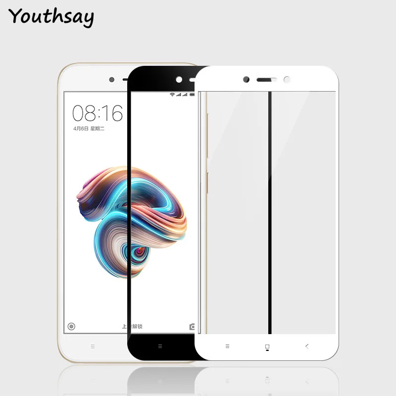 2 шт. защитная пленка для экрана Xiaomi Redmi 5A закаленное стекло с полным покрытием