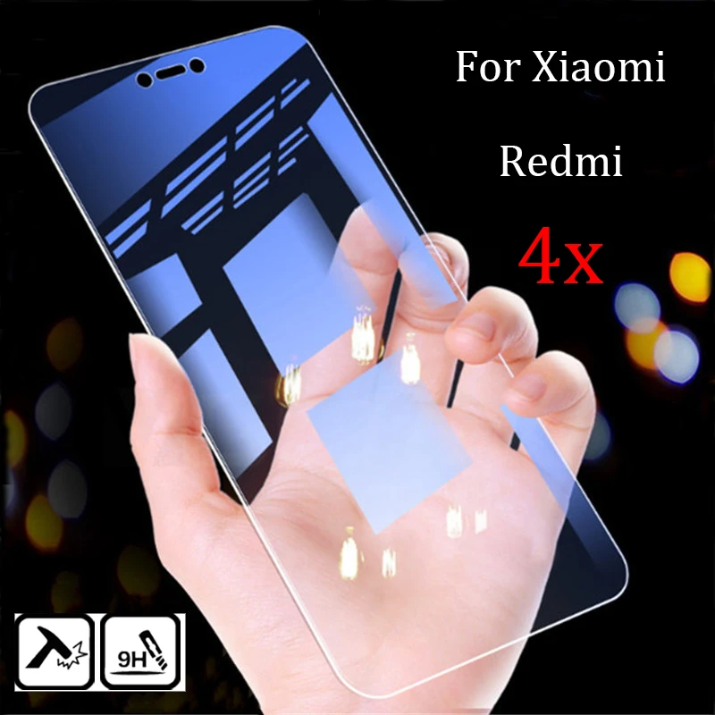 Защитное стекло на для Xiaomi redmi 4x Защитная пленка экрана ksiomi tremp x4 закаленное redme 4 x