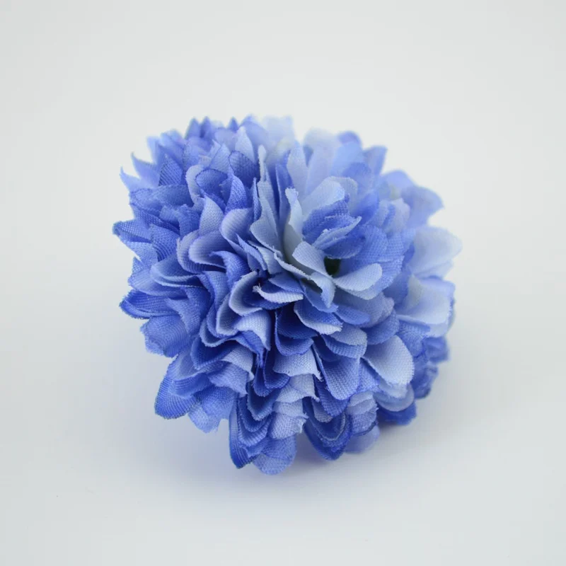 Royal blue 5 шт./лот шелковые цветы гвоздики свадебное украшение цветок невесты букет невесты цветок на запястье искусственные цветы - Цвет: Royal blue