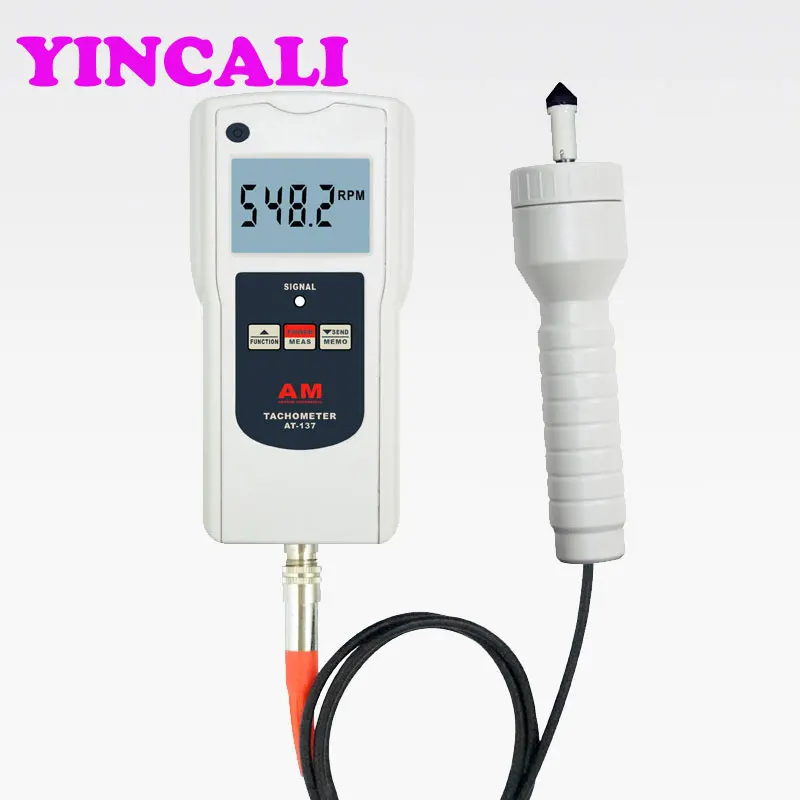 Многофункциональный Тахометр AT 137PC цифровой Интеллектуальный широкий диапазон