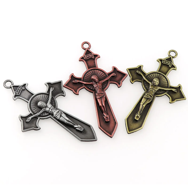 Подвески кресты для подвесок 3 цвета|crucifix pendant|saint benedictchristian jewelry crosses |