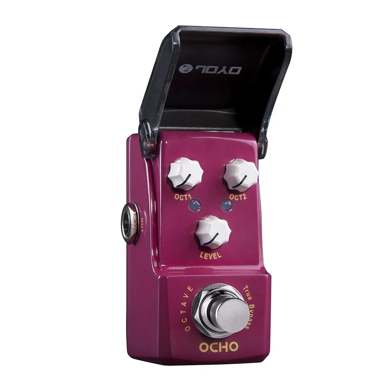 JOYO JF-330 OCHO Octave Effect гитарная педаль True Bypass дизайн фиолетовый Электрический аксессуар для гитары мини Stompbox педаль de guitar ra