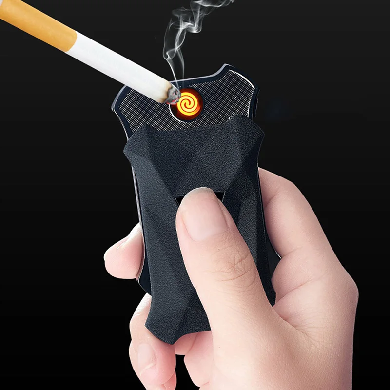 Gerui JL-849V USB электронная прикуривателя Металл ветрозащитный Перезаряжаемые легче