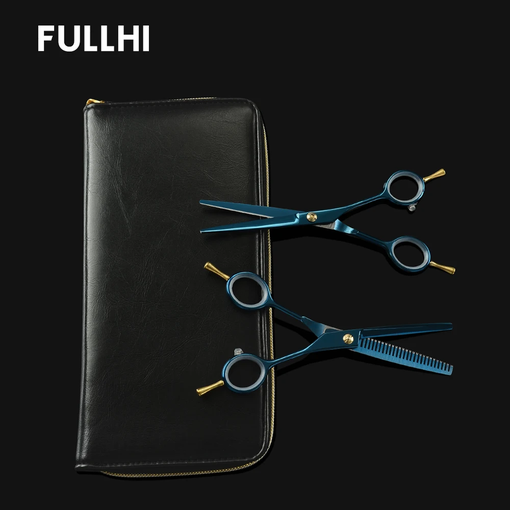 

Набор ножниц из нержавеющей стали для стрижки и филировки волос, 5,5 дюйма