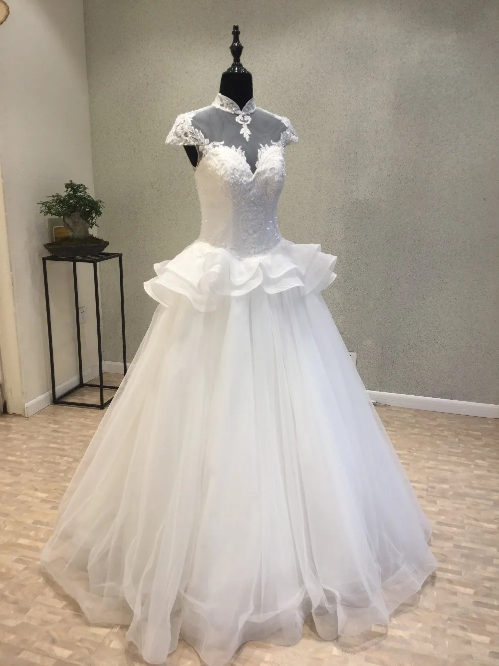 Vestidos De Novia великолепные В стиле принцессы Свадебное платье корсет Назад Тюль
