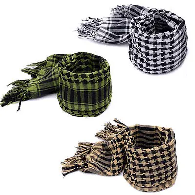 Топ 100% хлопок зимний военный армейский снайперская завеса шарф Мусульманский