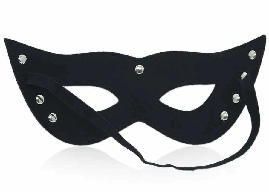 Садо Черная Кожа С Завязанными Глазами Маска Мужские И Женские Секс Игрушки