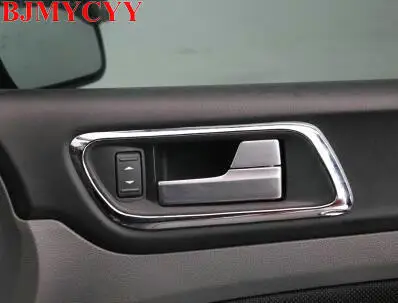 BJMYCYY 4 шт./компл. из нержавеющей стали украшения рамка в автомобильной двери для ford focus mk2 2,5 2009-2013