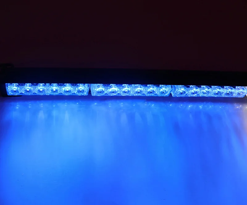 

18LED Stripe Strobe Light Bar Car Roof Flash Warning Lamp for Ambulance Police Modified Vehicles 49CM