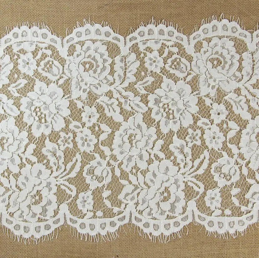 Горячий стиль 3 м длина 36 см белое платье кружевная отделка chantilly кружево для