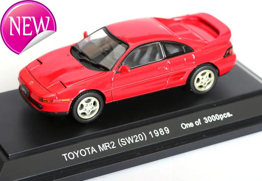 Бесплатная доставка высокая имитация модели Toyota MR2 1:43 игрушечные машинки из