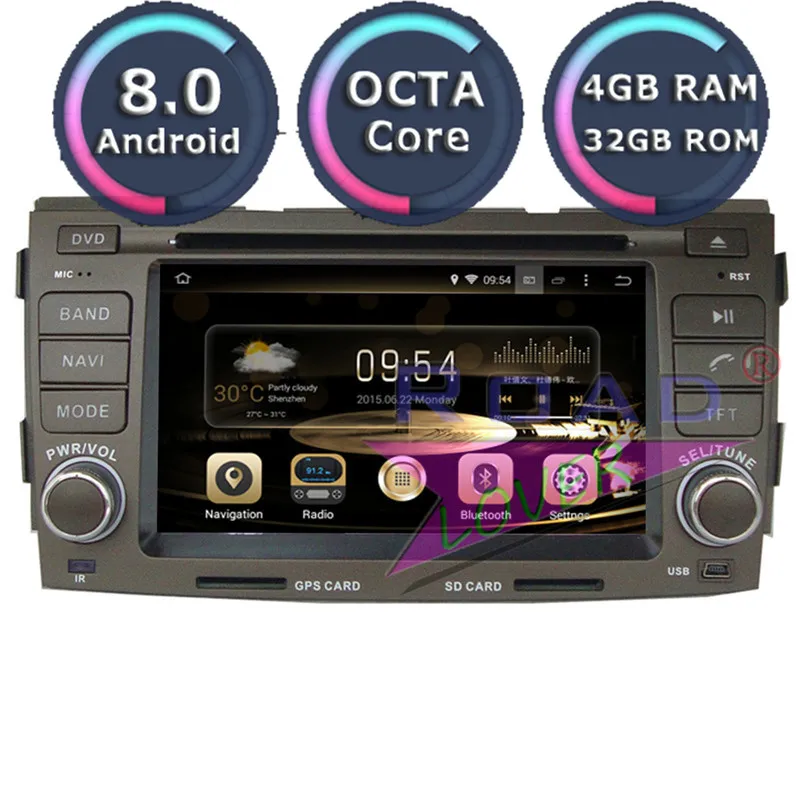 Roadlover Android 8 0 автомобильный DVD Автомобильный плеер радио для Hyundai Sonata 2009 2010 Стерео