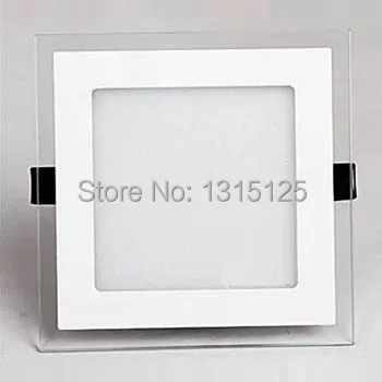 Бесплатная доставка SMD5730 18 Вт квадратный алюминий со стеклянной светодиодной