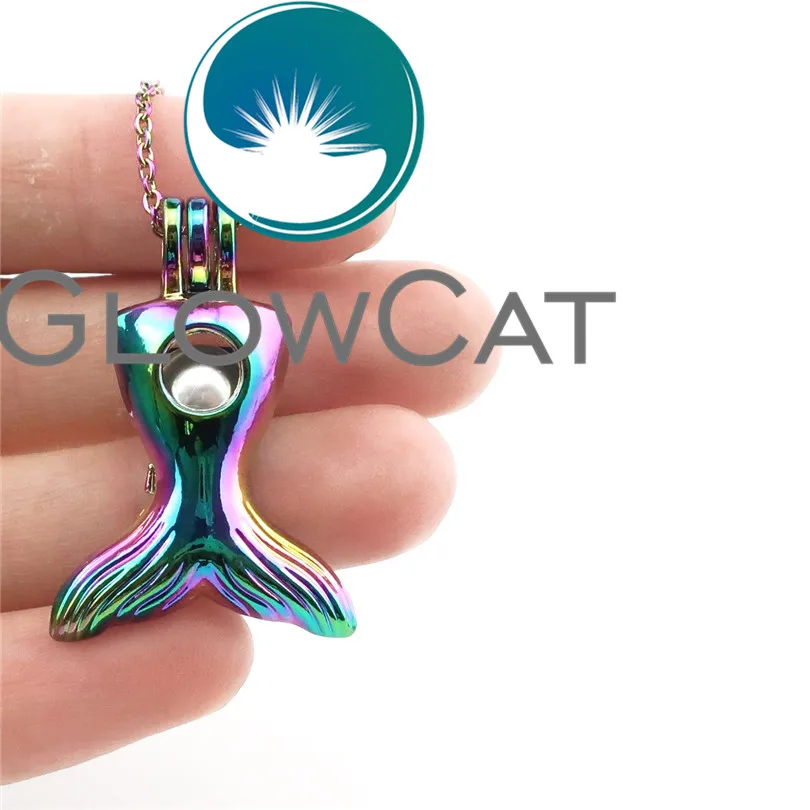 GLOWCAT C700 радужные бусины русалки хвост клетка диффузор эфирного масла
