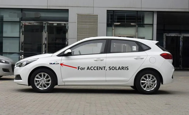 Для Sonata YF ACCENT SOLARIS TUCSON CRETA KONA Автомобильный задний багажник синяя эмблема привода