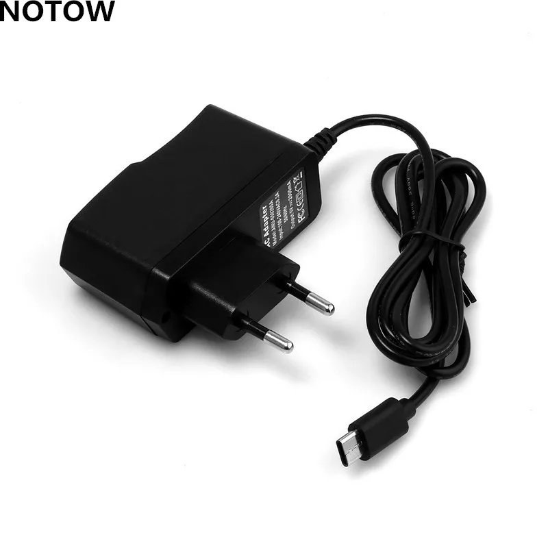 NOTOW 5V 2A UK / US AU EU Тип C настенная Зарядка адаптер питания для путешествий быстрый
