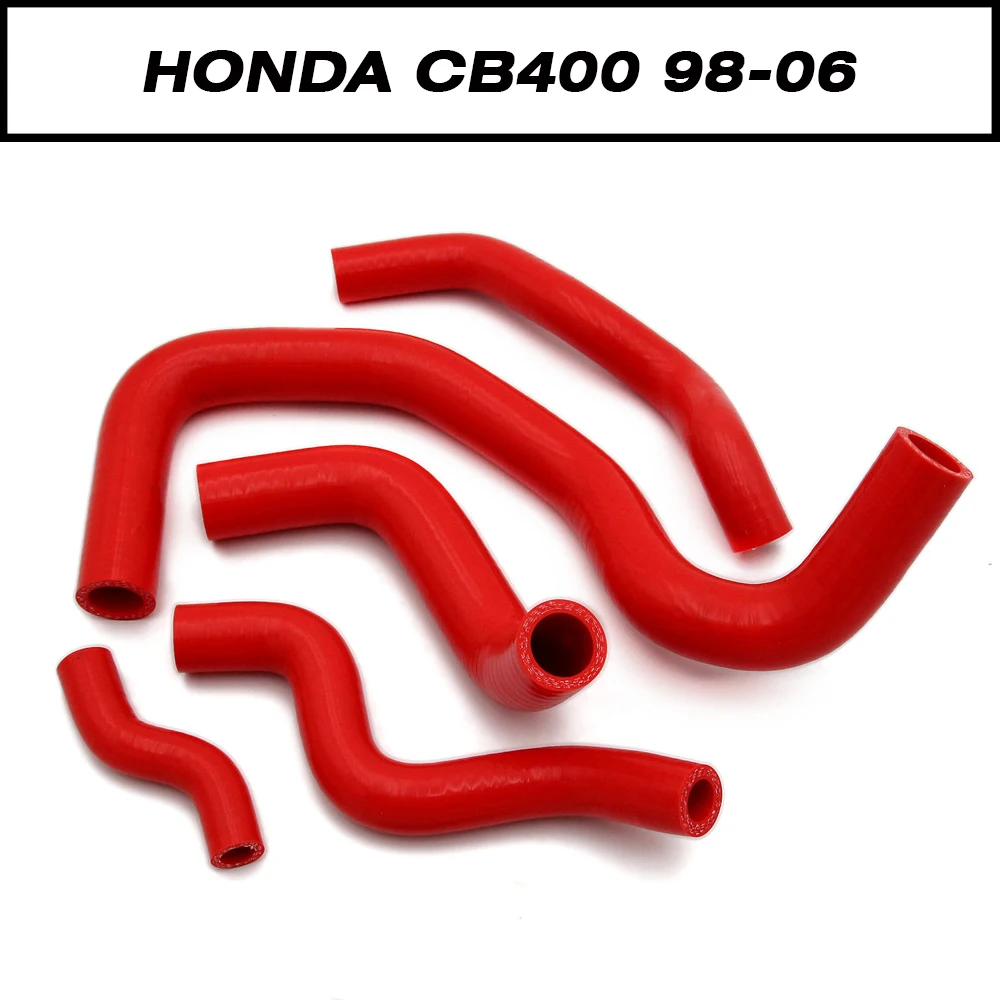 Высококачественный силиконовый шланг радиатора для HONDA CB400 1998 2006 99 01 02 03 04 05 три