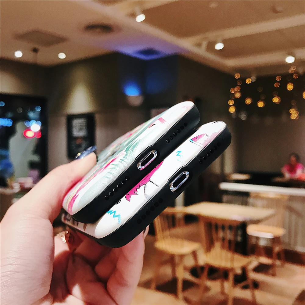 Retro Floral Flamingo victoria secret Phone case For iPhone XS MAX Cover Hide Ring Stand Holder Case 6 6s 7 8 Plus X |