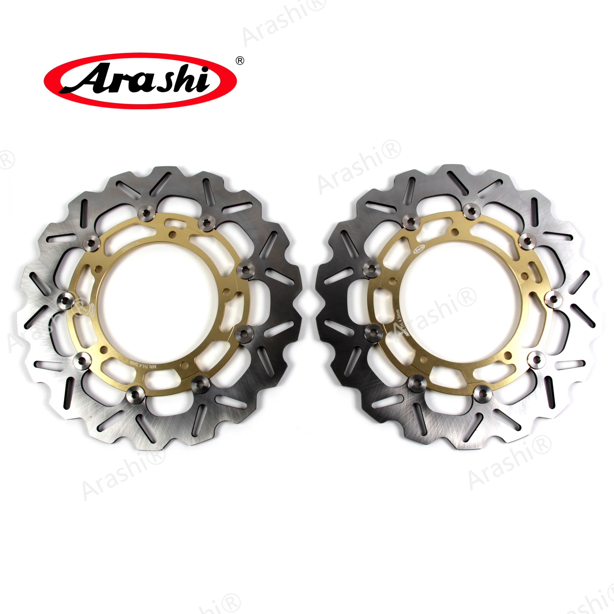 ARASHI передние тормозные диски для YAMAHA YZF R1 1000 2007 2011 ЧПУ Диски 2008 2009 2010 R6 FZ8|Тормозные