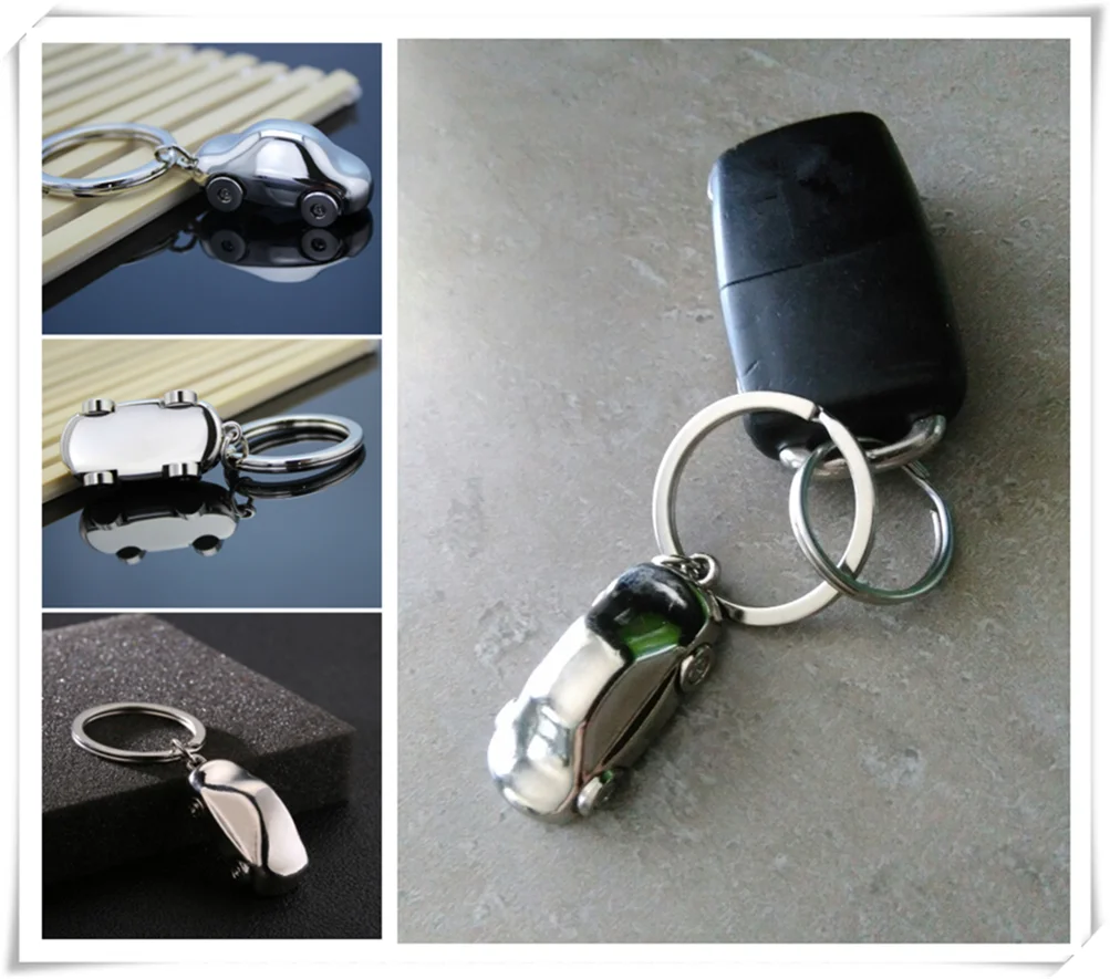 Цепочка для ключей в форме автомобиля suv однотонная четырехколесная модель