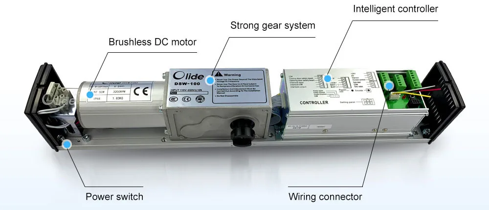 Olide 24V DC Автоматический Лифт распашные двери открывалка
