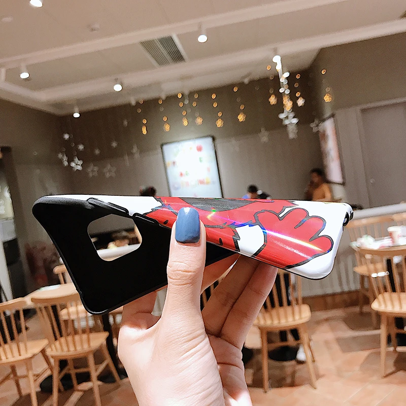 Лазерный мультяшный чехол YHBBCASES для телефона Huawei P20 P30 Pro чехлы карамельных цветов