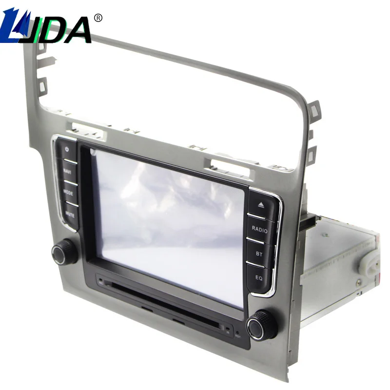 LJDA One Din 7 Inch Car DVD Player For VW Golf 2013-2017 Bluetooth Radio FM GPS Navigation 1080P Map Multimedia Canbus RDS USB | Автомобили