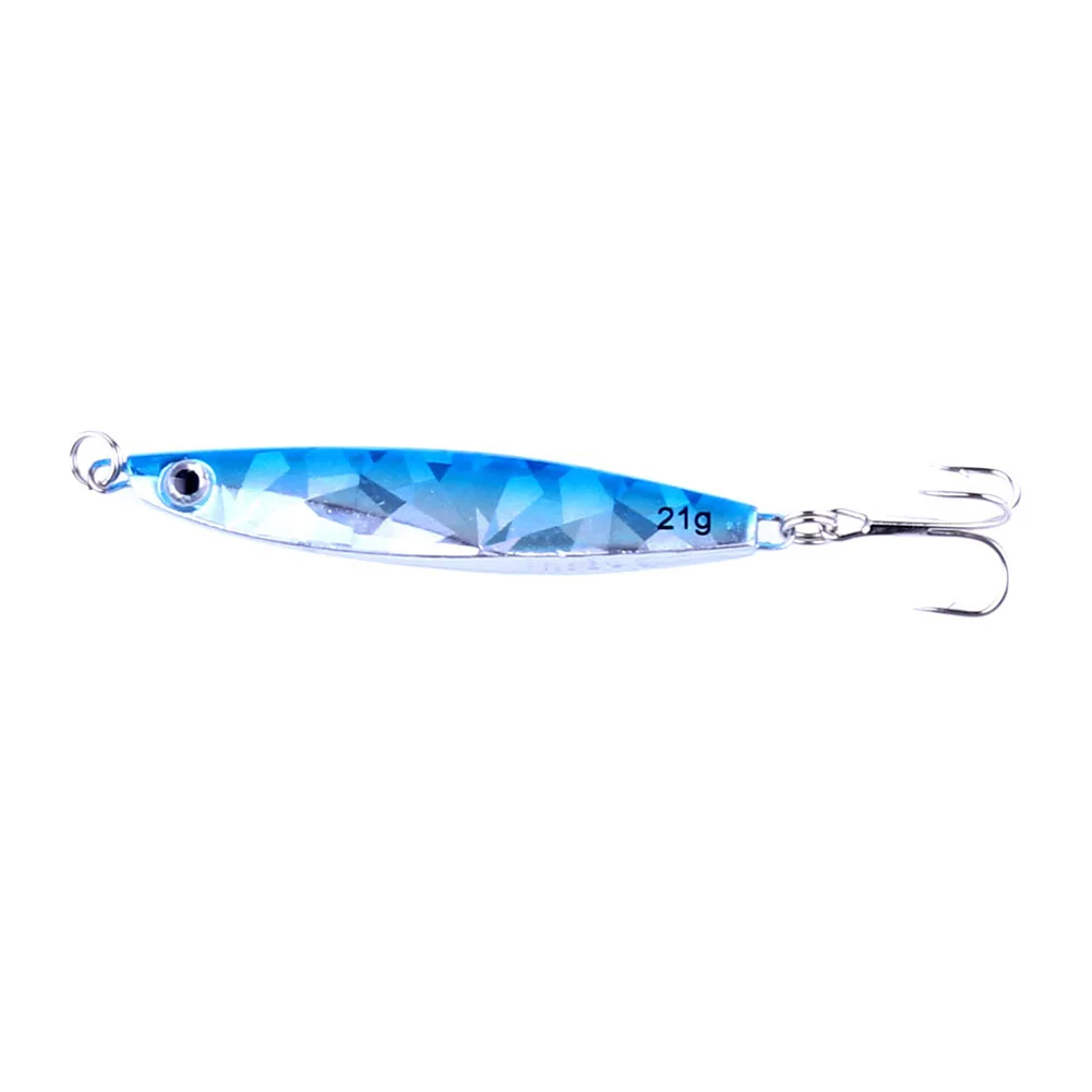 

NEW 7 Pcs Laser Jigs Fishing Lures Jig Metal Bait Fish Tackle 7cm 6# Hooks Crankbait