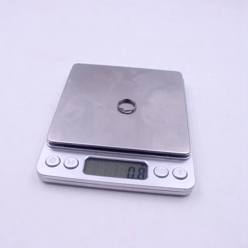 20pcs 1.0 * 6 / 1.2 12MM Stainless Steel Double Circle Road Bait Iron Plate Lead Fish With Connecting Ring Fishing Gear | Спорт и