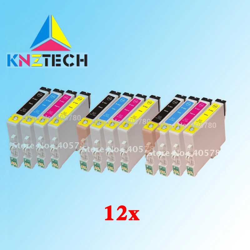 

12pcs T0441/T0442/T0443/T0444 INK cartridge compatible for Stylus C64 C66 C84 C86 CX3600 CX3650 CX6400
