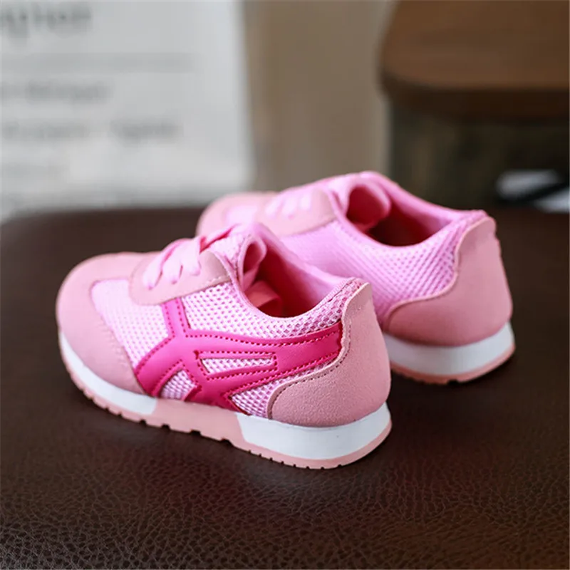 2018 Children Shoes Girls Boys Sport Antislip Soft Bottom Kids Baby Sneaker Casual Flat Sneakers Mesh Loafers | Детская одежда и