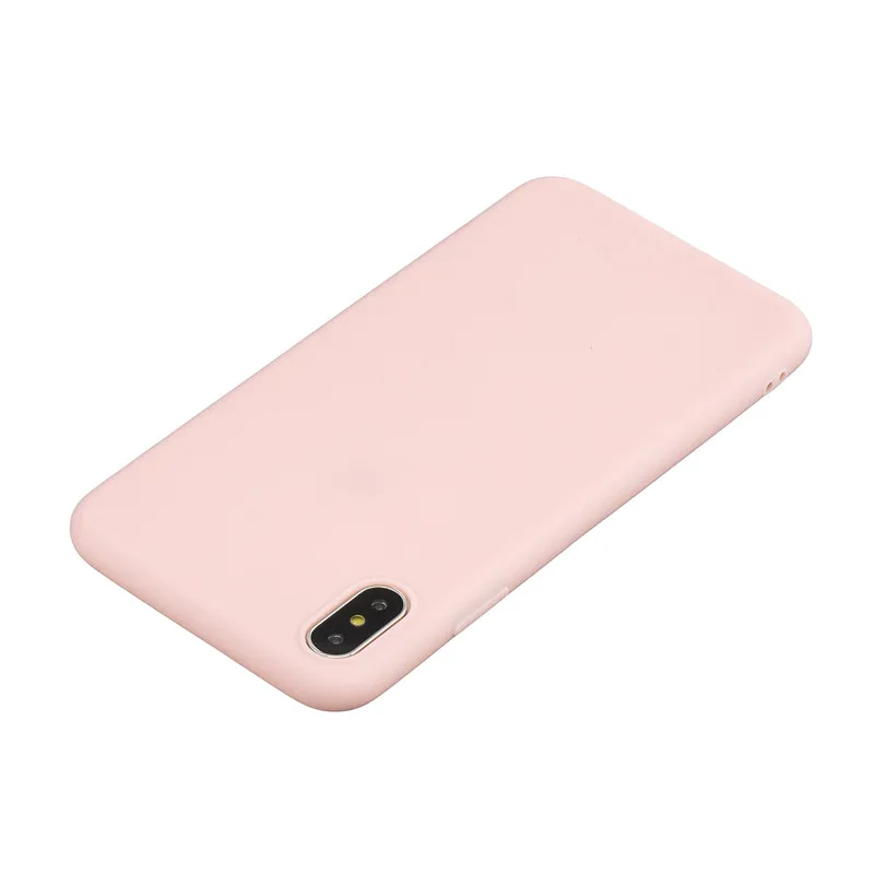 New Top Fashion Candy Colors Wine Soft Silicone Phone Cover Fundas Coque For iPhone 5 6 7 7plus 6s 6plus 8 8plus X XS MAX XR |