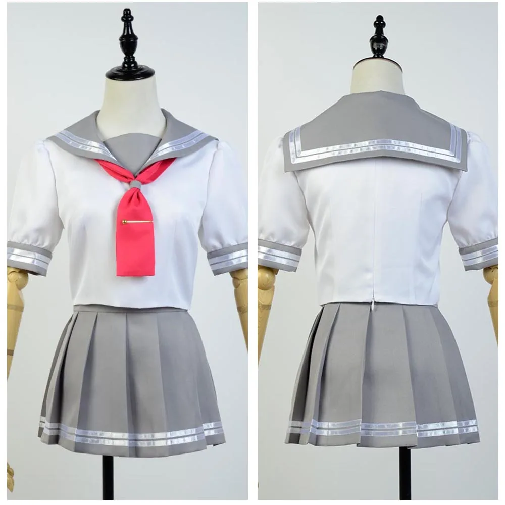 Love Live! Sunshine Косплэй Aqours таками Чика костюм моряка для маскарада Костюм Аниме