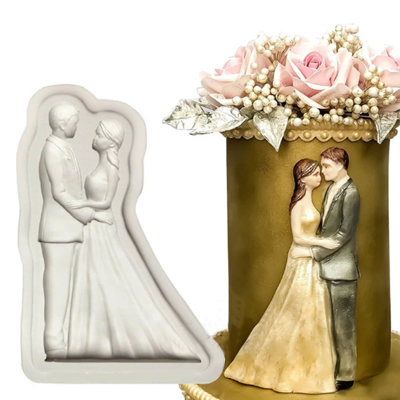 Свадебная обувь для невесты тема модель силиконовая форма печенья Fondant (сахарная)