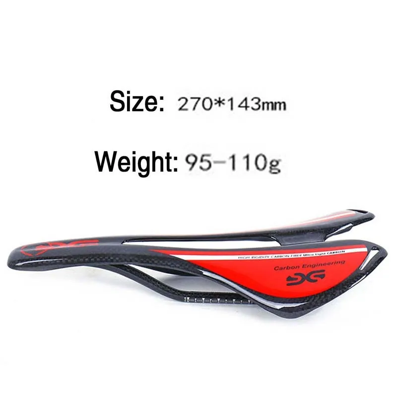 Велосипедное седло 3K из углеродного волокна матовая глянцевая ажурная Подушка