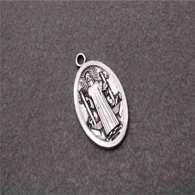 100 шт./религия религиозный Бенедикт амулет медаль из бисера ручной работы