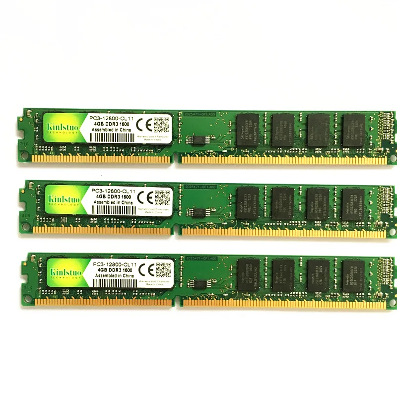 Kinlstuo Rams ddr3 8 ГБ 4 2 Гб 1600 МГц/1333 МГц PC12800/10600 память для настольного компьютера