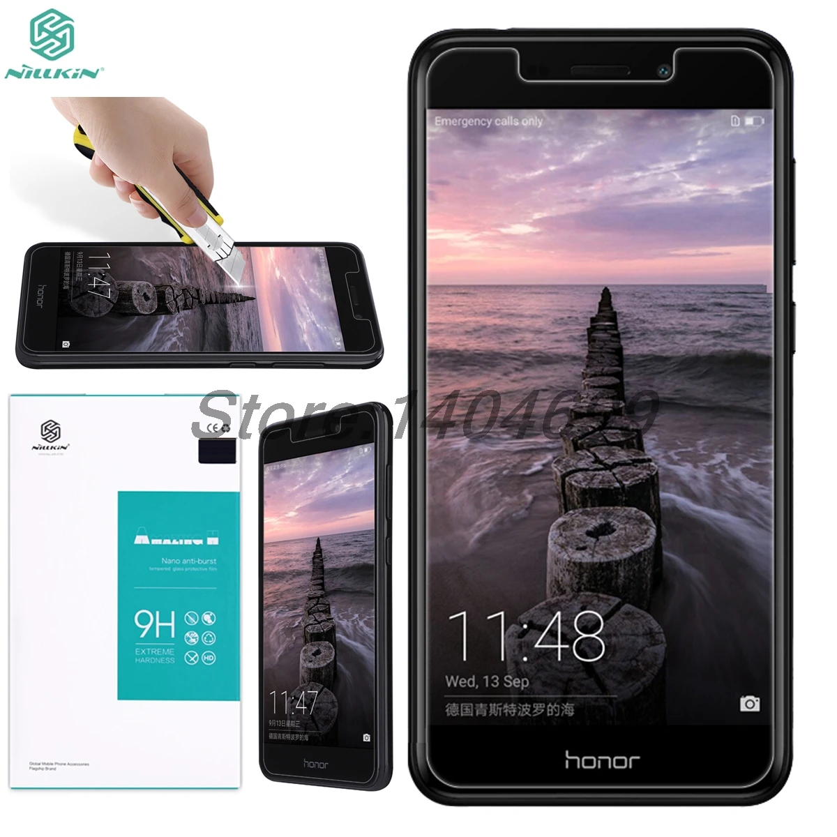 Защитная пленка для экрана Huawei Honor V9 Play закаленное стекло Nillkin Amazing H