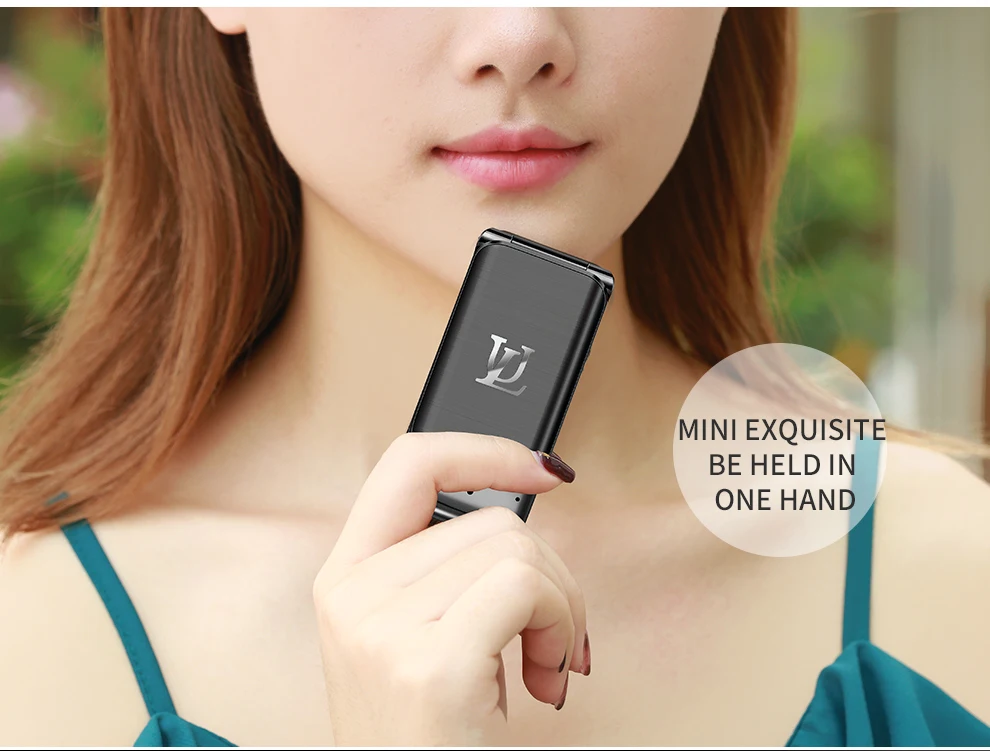 Smalllest флип телефон Ulcool V9 1.54nch маленький экран Bluetooth Dialer FM радио анти потеря супер