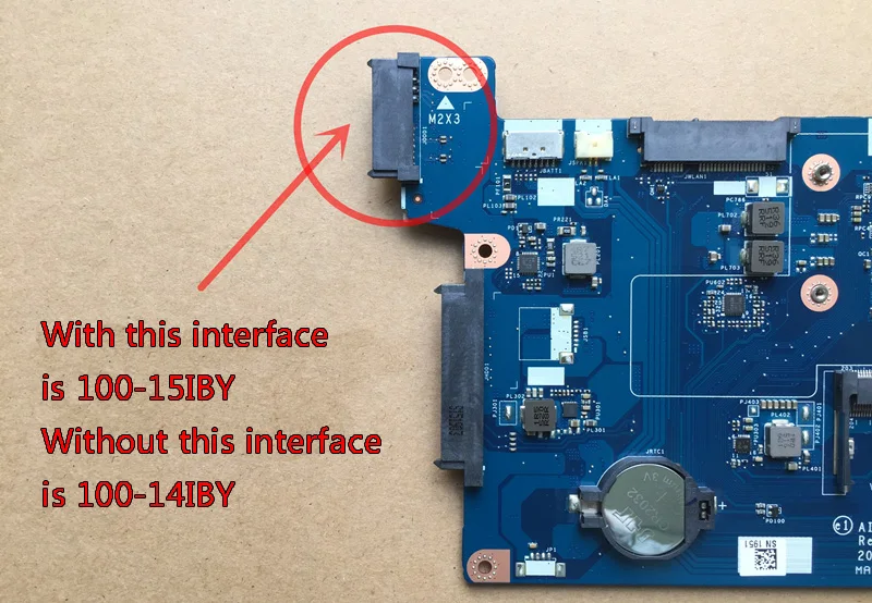 

KEFU 100-14IBY Mainboard For lenovo Laptop Motherboard AIVP1/AIVP2 LA-C771P SR1YJ N2840 CPU DDR3L Test work 100% original