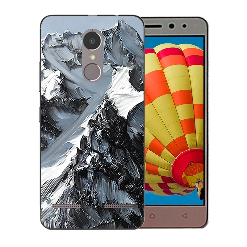 K6 чехол для Lenovo Vibe 5 0 дюймов Ван Гог узор Высокое качество мягкий TPU прозрачный