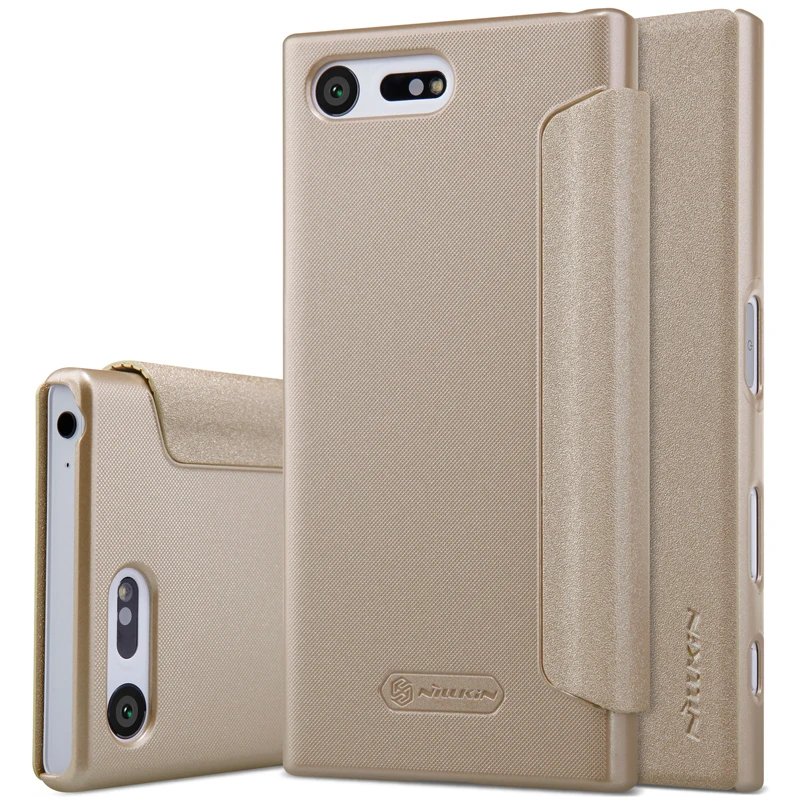 Для Sony Xperia X Compact чехол Nillkin Sparkle для Mini (X Compact) телефон случаях Защитная откидная