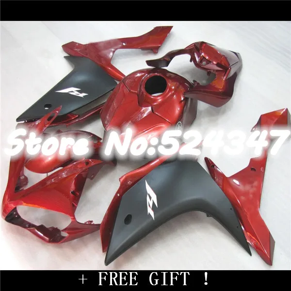 

Fairing Red Matte Black YZF-R1 09-10 YZF1000 09 10 YZF R1 YZF 1000 09 10 YZFR1 2009 2010 Fairing for Yamaha-Nn