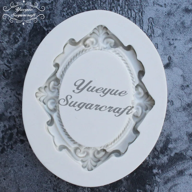 Yueyue Sugarcraft новейшая рамка силиконовая форма для помадки кружева украшения торта