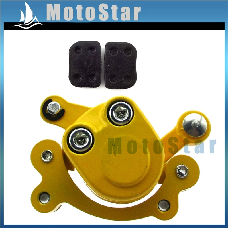Желтые дисковые тормозные суппорты для Motovox MBX10 MBX11 MBX12 MM B80 Mini Bike|brake disc caliper|mini brake