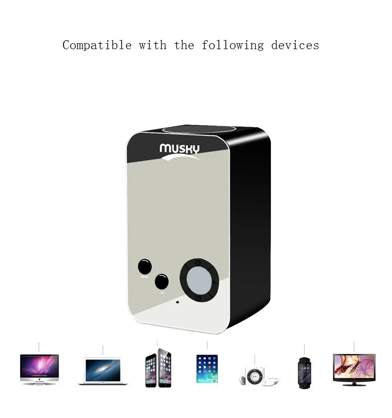 Portable BLE speaker with big battery alarm time LED and FM radio | Электроника